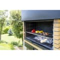 Miniatyrbild 3 av 5: Sauvic Utdragbar Berbecue-grill I Rostfritt Stål 50x40 Cm