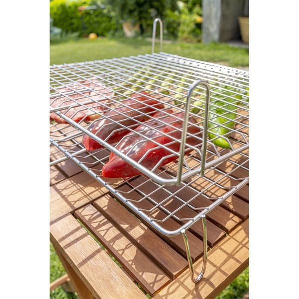 Sauvic Fisk Zinkpläterad Grill 50x50 Cm