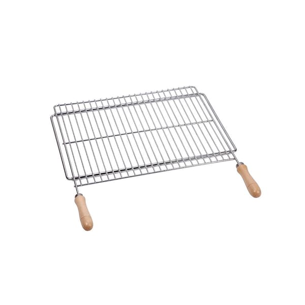 Sauvic Udtrækkelig Berbecue Grill I Rustfrit Stål 60x40 Cm