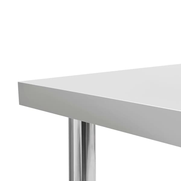 arbejdsbord til køkken 120x60x85 cm rustfrit stål