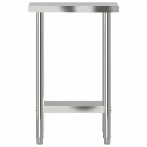 arbejdsbord til køkken 55x30x85 cm rustfrit stål