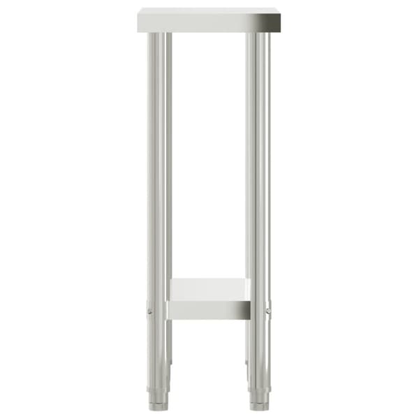 arbejdsbord til køkken 55x30x85 cm rustfrit stål