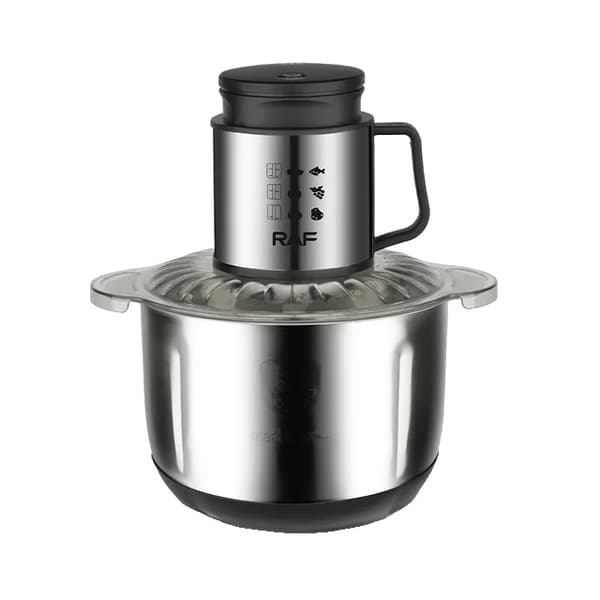Elektriske kødhakkere, rustfrit stål, multifunktionelle, 5L, EU