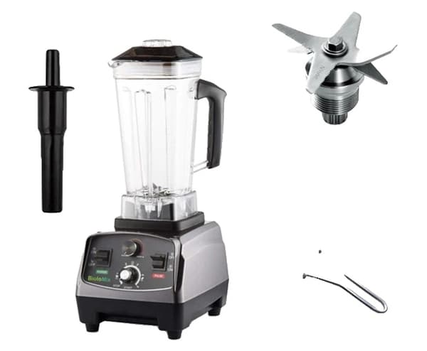 Erhvervsmæssig kvalitetsblender, 3HK motor, BPA-fri 2L kande, Med ekstra 3 dele, EU With Extra 3 Parts