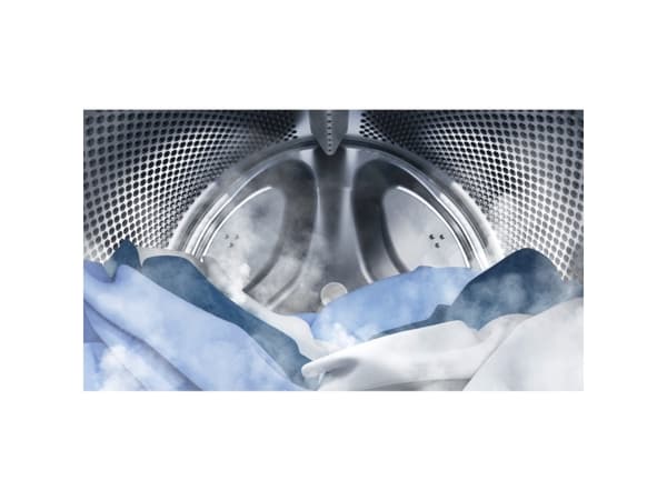Indesit BDE 76435 WSV EE, Frontmatet, Frittstående, Hvit, Venstre, Sølv, Knapper, Rotasjon