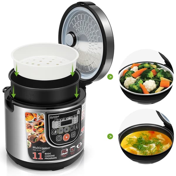 Sähköinen riisinkeitin, 11 tee-se-itse-toimintoa, 5L tilavuus, EU