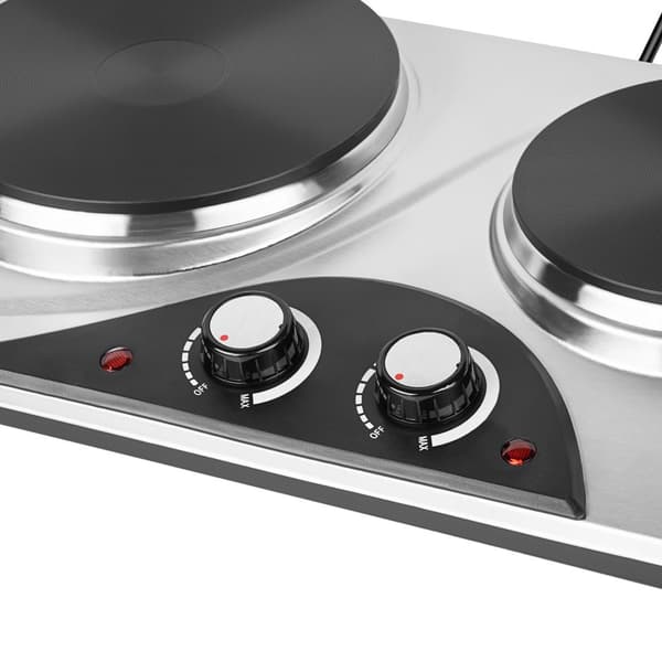 Bærbart dobbelt el-komfur 2500W