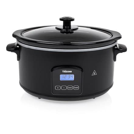Tristar | VS-3920 | Digital Slowcooker | 210 W | Rostfritt stål | 4,5 L | Antal program 4 | Svart