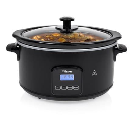 Tristar | VS-3920 | Digital Slowcooker | 210 W | Rostfritt stål | 4,5 L | Antal program 4 | Svart
