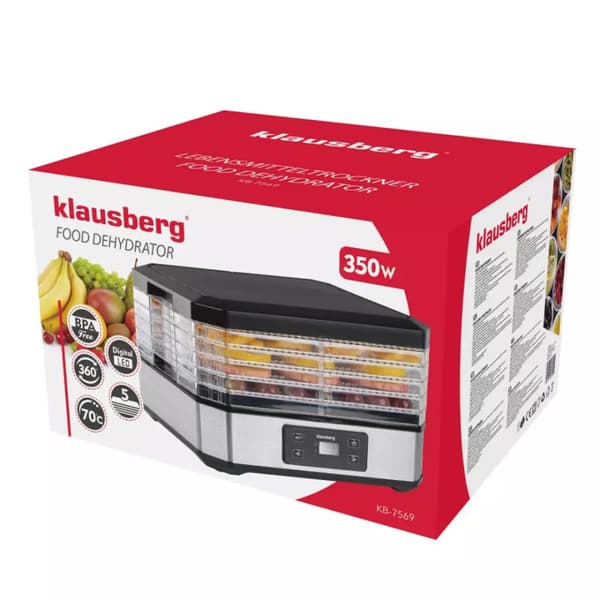 TORK FÖR SVAMP, FRUKT, Örter KLAUSBERG KB-7569
