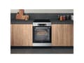 Miniatyrbilde 4 av 5: Hotpoint HS68IQ8CHX/E, Frittstående komfyr, Rustfritt stål, Knapper, Rotasjon, Berøringskontroll, Rustfritt stål, Front, Sonebasert induksjon