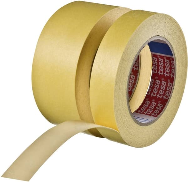 tesa 04434-00003-00 Täckband tesakrepp Gul (lxb) 10 mx 15 mm 1 st.