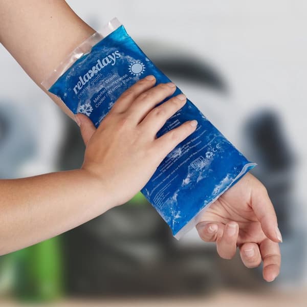Relaxdays varm kold pakke - kold varm kompres - gelpakke - kold pakke - varm pakke - sæt med 8