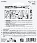Miniatyrbillede 2 af 4: tesa Powerstrips krog LILLE rektangel, sort, lavet af højkvalitets plastik, kan bruges flere gange