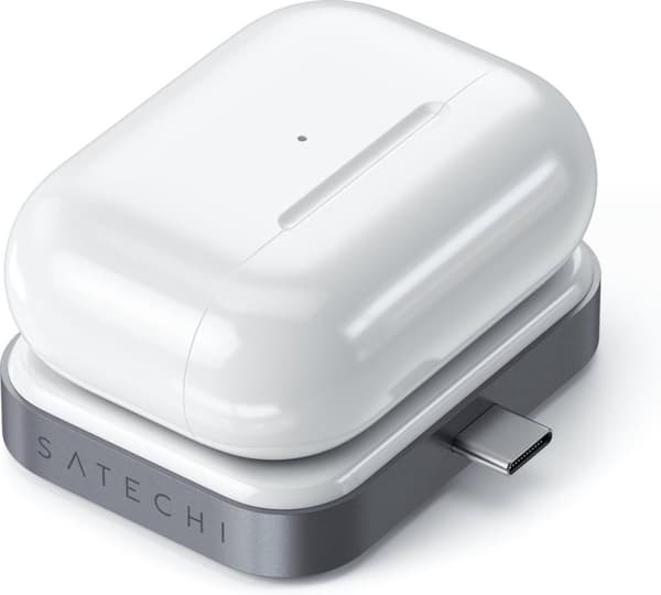 Satechi USB-C trådlös laddningsdocka för AirPods (Pro) - Vit