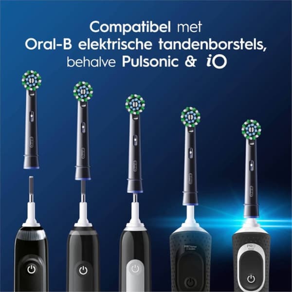 Oral-B PRO Cross Action Svarta borsthuvuden - 10 st