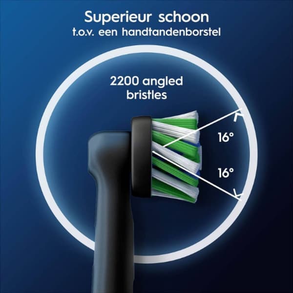 Oral-B PRO Cross Action Svarta borsthuvuden - 10 st
