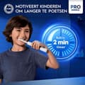 Miniatyrbild 5 av 7: Oral-B PRO Junior 6+ gröna elektriska tänder hår