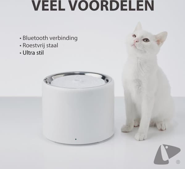 PETKIT Eversweet 3 Pro – Cat Drinking Fountain – Med app – BPA-fri – 1,35L – Tyst – med filter