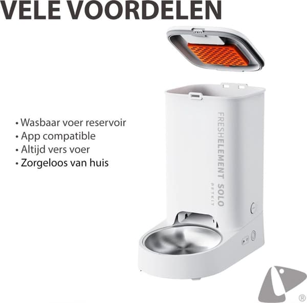 PETKIT Element SOLO WHITE - Automatisk kattmatningsskål - 3L - Håller sig fräsch - med app