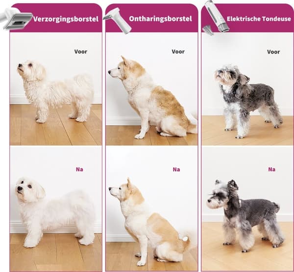 PETKIT Airclipper - Støvsuger til kæledyrspleje - Vandblæser - Hårfjerner - Hundefrisør