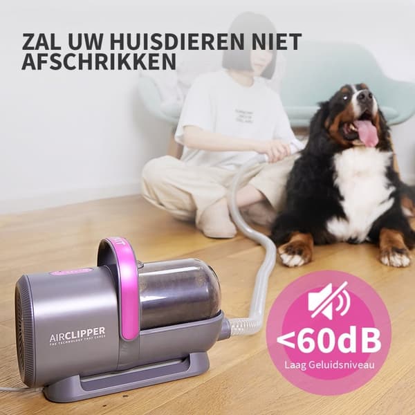 PETKIT Airclipper - Støvsuger til kæledyrspleje - Vandblæser - Hårfjerner - Hundefrisør