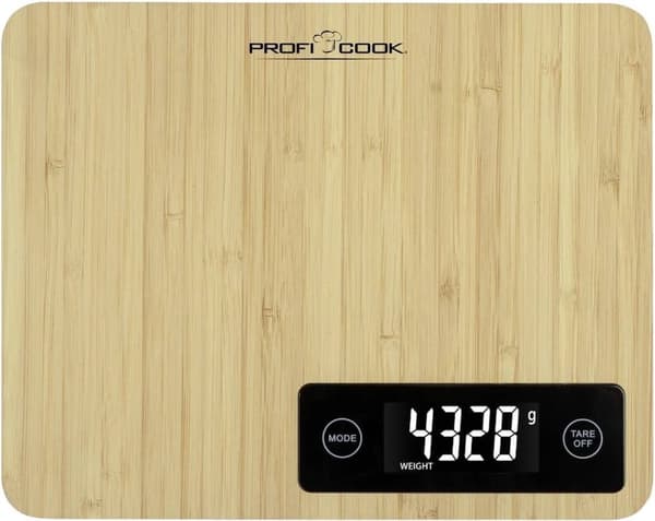 Profi Cook PC-KW 1271 Bambu Köksvåg Vägområde (max.): 5 kg Bambu