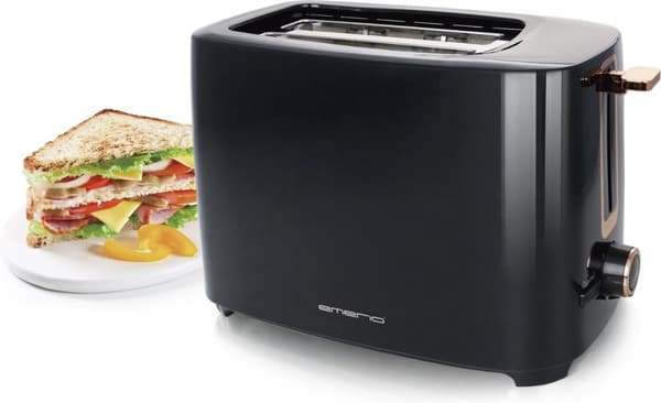 Emerio TO-125131.1 - Brødrister - 2 skiver - Justerbar termostat