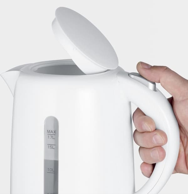 Severin WK 4325 Kedel - ledningsfri - 1,7 liter - Hvid