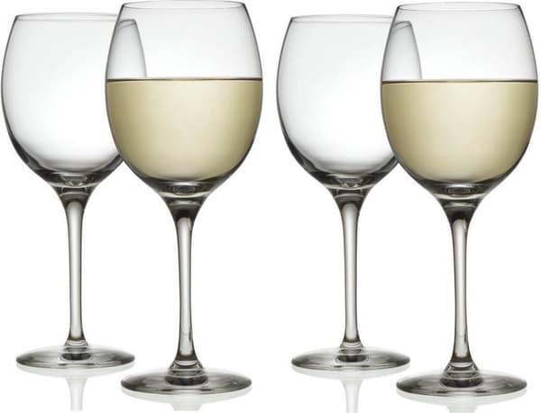 Alessi hvidvinsglas Mami - SG119/1S4 - 450 ml - 4 stykker - af Stefano Giovannoni