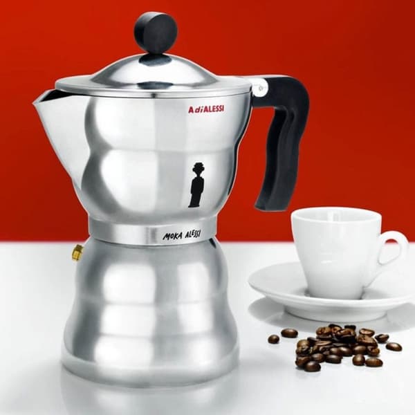 Alessi Percolator Moka - AAM33/3 - 3 koppar - av Alessandro Mendini