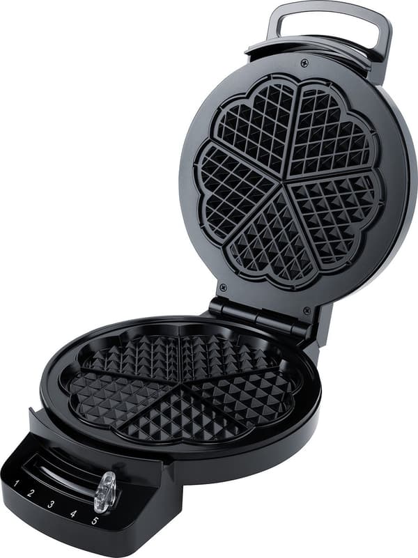 Steba Germany WE 1 vaffelmaskine non-stick belægning, indikatorlys, foldbar, kontinuerlig temperaturkontrol