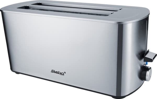 Steba TO21 - Brødrister - 2 slots - Ekstra lang - 1400 watt - Rustfrit stål