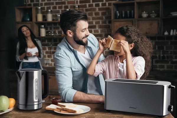 Steba WK21 - vattenkokare med temperaturkontroll - 1,7 liter - 2200 watt - rostfritt stål