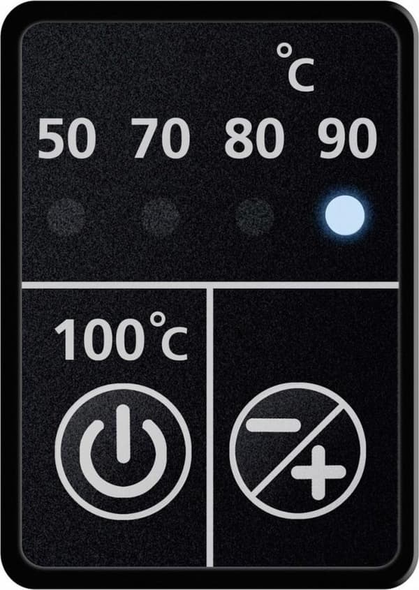 Steba WK21 - vattenkokare med temperaturkontroll - 1,7 liter - 2200 watt - rostfritt stål