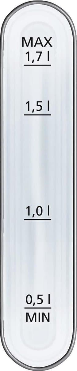 Steba WK21 - vattenkokare med temperaturkontroll - 1,7 liter - 2200 watt - rostfritt stål