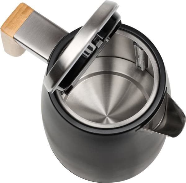 Princess Kedel Pure 236061 - 1,7 liter - 3000W - 360° drejelig - Sort - Rustfrit stål