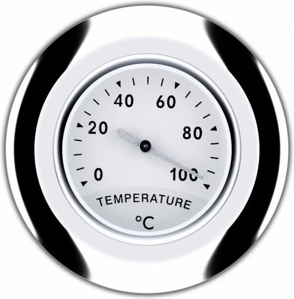 Steba WK10 vattenkokare | 1,7 liter | 2200 watt | Temperaturdisplay | Vit