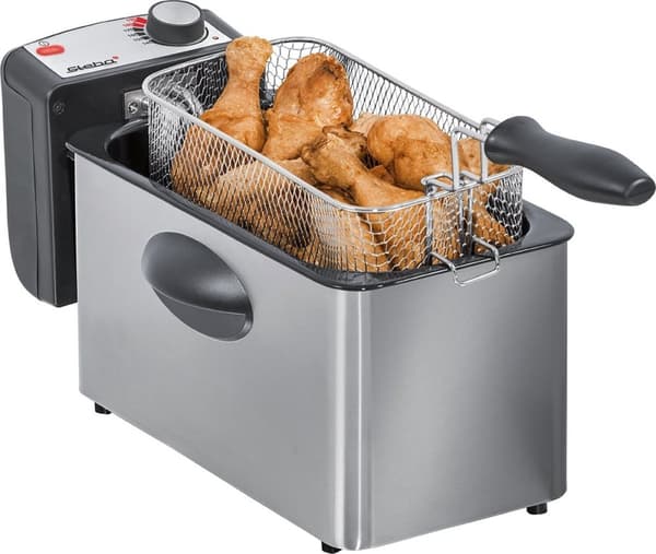 Steba DF180 - frituregryde - 3 liter indvendigt - 2000 watt - 1 kg frituregryde - XXL visningsvindue