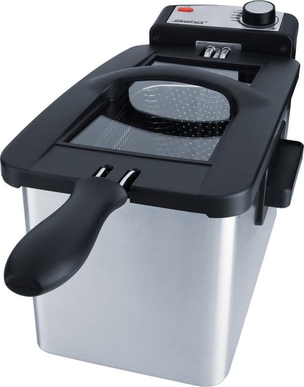 Steba DF180 - frituregryde - 3 liter indvendigt - 2000 watt - 1 kg frituregryde - XXL visningsvindue