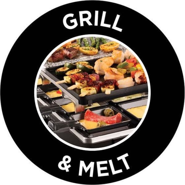 Russell Hobbs Multi Raclette 3-i-1 8 personer 1400 W Svart