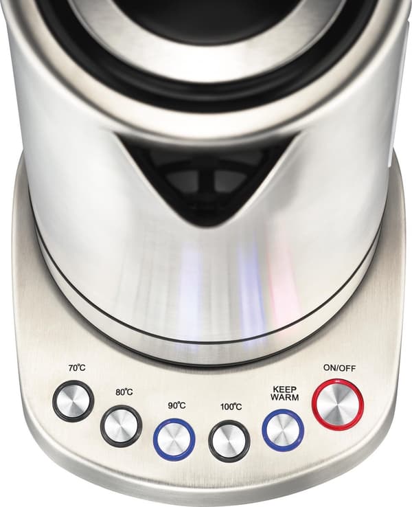 Solis Vario Temp Vattenkokare 5516 Vattenkokare med temperaturkontroll - silver