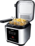 Miniatyrbild 1 av 5: Steba Germany DF 150 fritös 1200 W timerfunktion, steglös temperaturregulator, med display i rostfritt stål