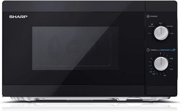 Sharp YC-MS01E-B solo mikroovn - 800 Watt - 20 liter - sort