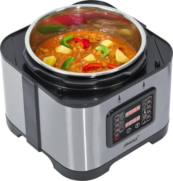 Steba DD1ECO - Dampkoger - 5L - Rustfrit stål med to MultiCookers - 5 liter - Rustfrit stål
