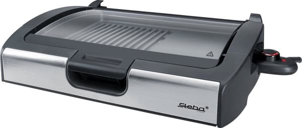 Steba VG200 | Elektrisk grill | Bordsgrill | med glaslock | 29x40cm | 2200 watt