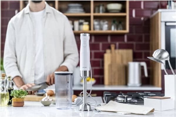 Zwilling Enfinigy stavblender inkl. Fresh & Save rørebæger + låg sølv
