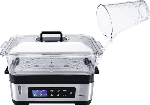Steba DG2 | Ångkokare | 6 liter | timer | 1200 watt | 5 automatiska program