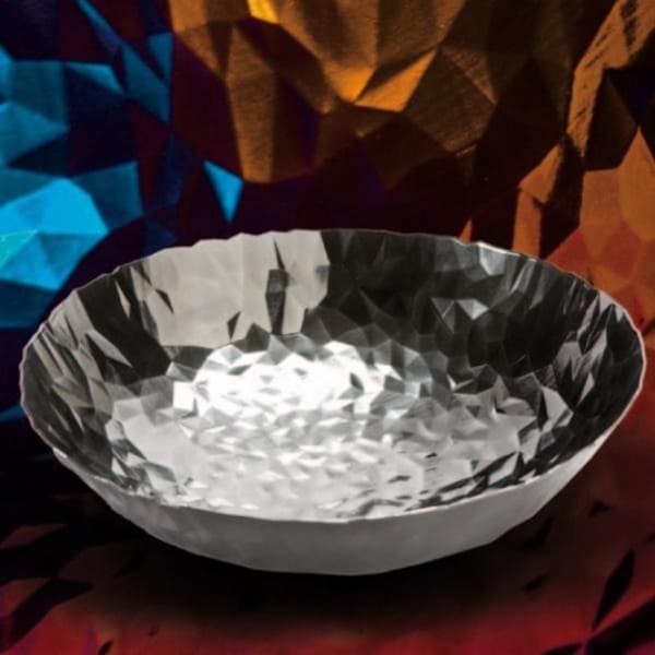 Alessi Bowl Joy - CR01/37 - rostfritt stål - ø 37 cm - dörr Claudia Raimondo