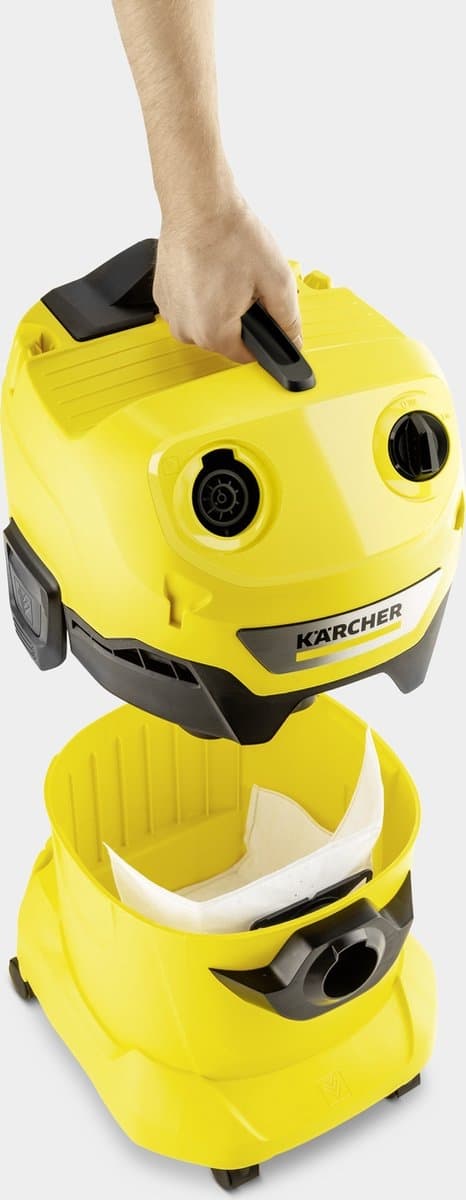Kärcher WD 4 V-20/5/22 20 l tromle vakuum tør & våd 1000 W poseløs (1.628-209.0)